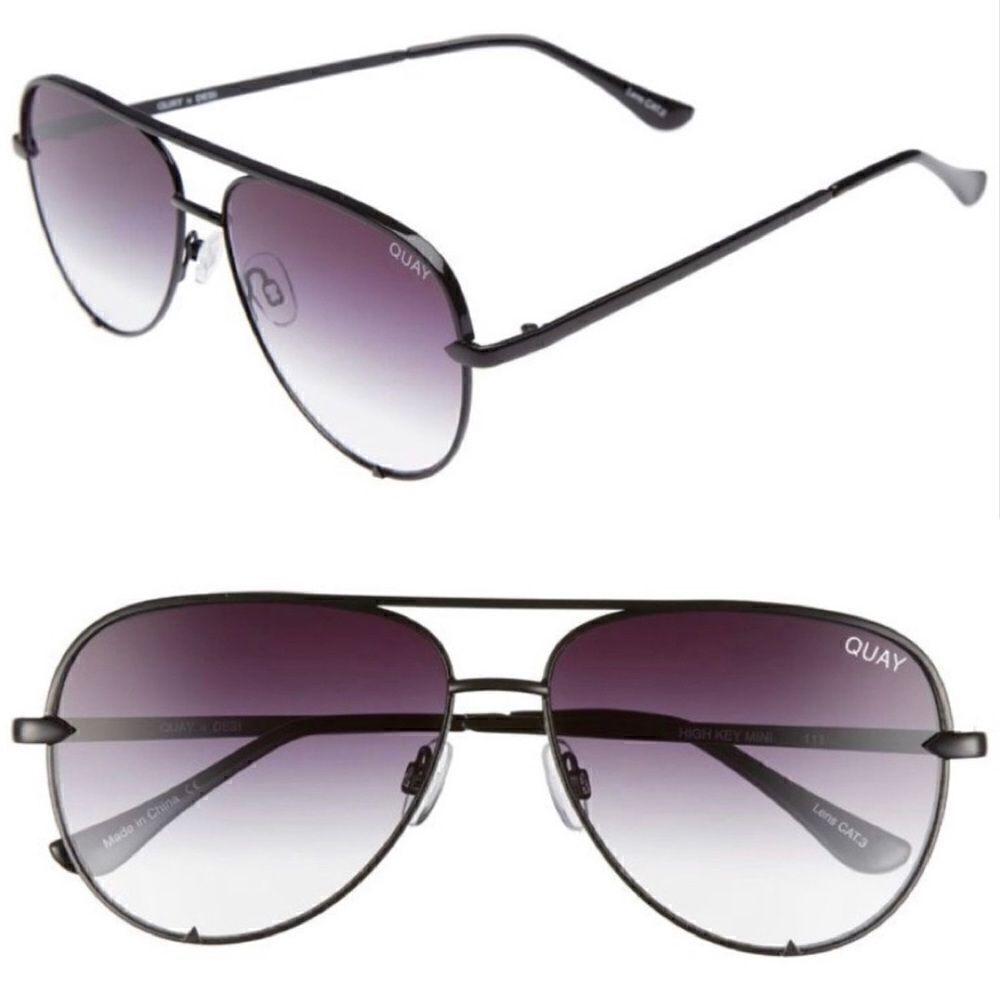 Quay Australia NWT high key mini Purple Fade aviator sunglasses